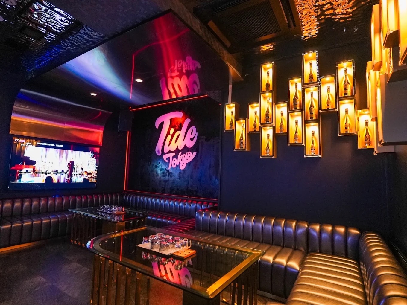 VIP area at TIDE TOKYO