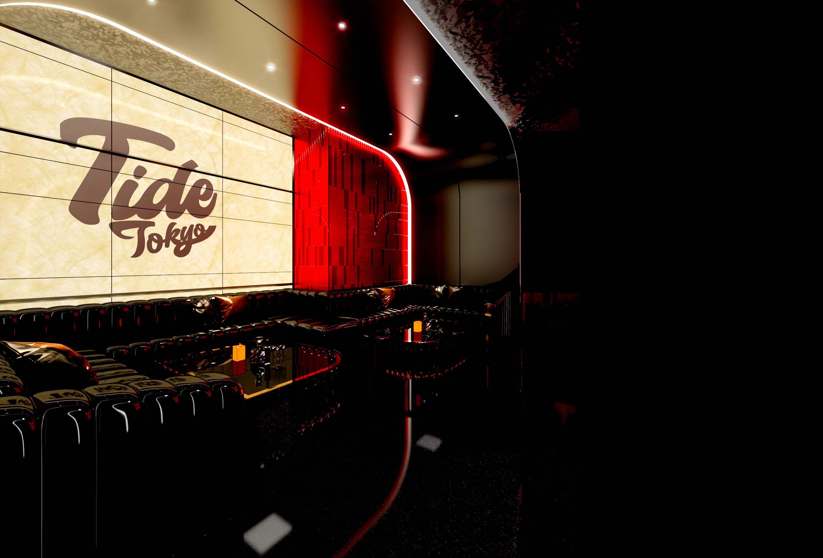 VIP area at TIDE TOKYO