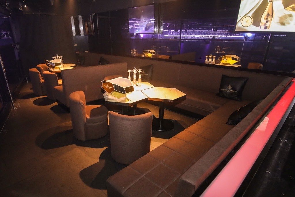 VIP area at WARP SHINJUKU